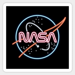 Neon NASA Magnet